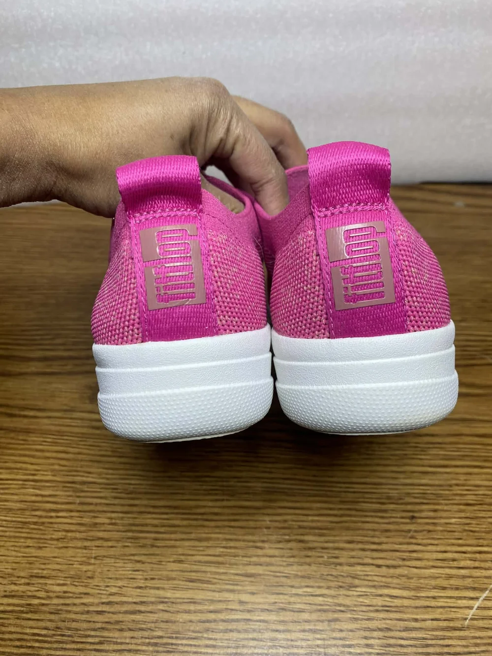 FitFlop Women's Anatomicush Comfort Sneakers Shoes Style L39-561 Size 8 Pink - Picture 7 of 8
